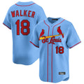 tuec St. Louis Cardinals #18 Jordan Walker Player Light Blue Home Limited Stitched Jerseys