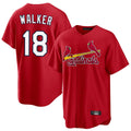 tuec St. Louis Cardinals #18 Jordan Walker Player Red Home Game Stitched Jerseys