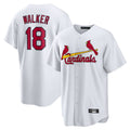 tuec St. Louis Cardinals #18 Jordan Walker Player White Home Game Stitched Jerseys
