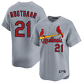 tuec St. Louis Cardinals #21 Lars Nootbaar Player Gary Home Limited Stitched Jerseys