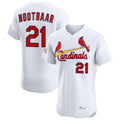 tuec St. Louis Cardinals #21 Lars Nootbaar Player White Home Limited Elite Stitched Jerseys