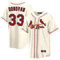 tuec St. Louis Cardinals #33 Brendan Donovan Player Cream Home Game Stitched Jerseys