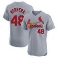 tuec St. Louis Cardinals #48 Ivan Herrera Player Gray Home Limited Elite Stitched Jerseys