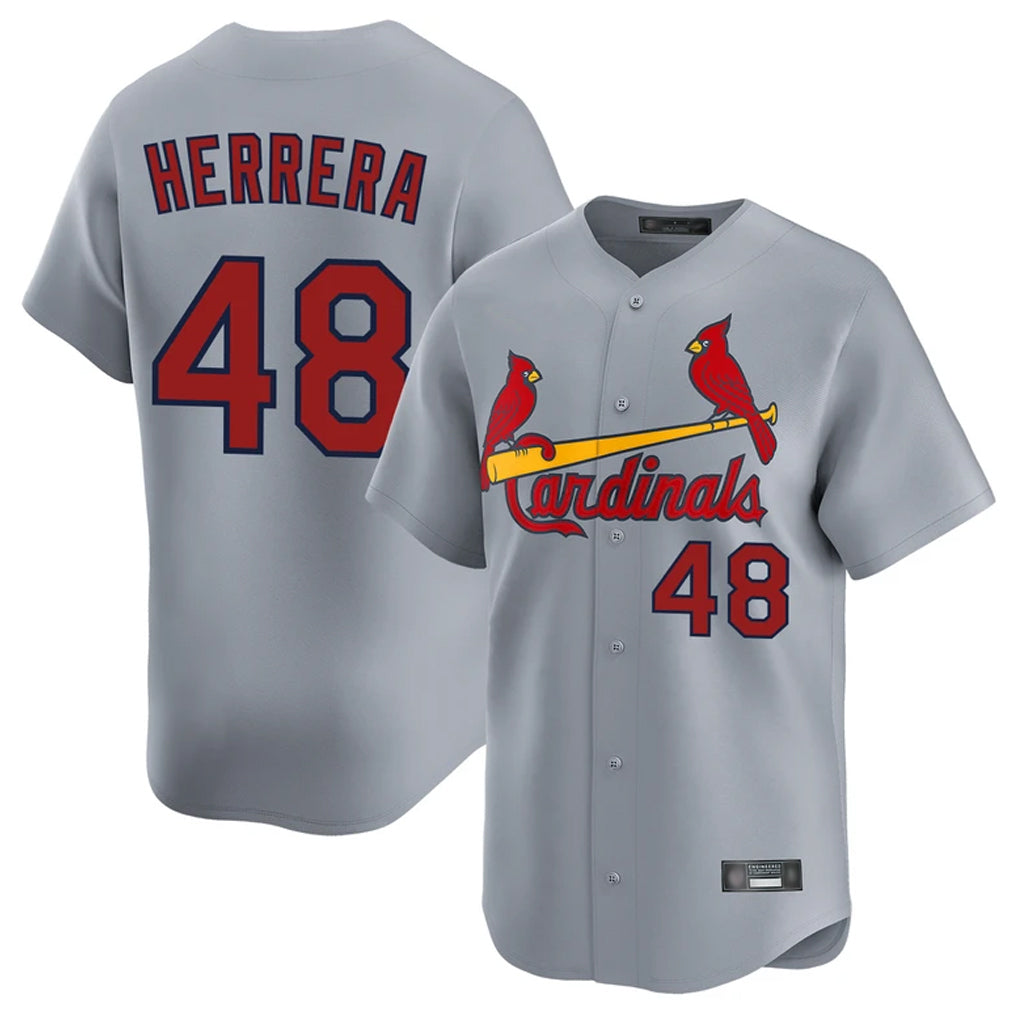 tuec St. Louis Cardinals #48 Ivan Herrera Player Gray Home Limited Stitched Jerseys
