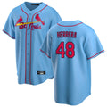 tuec St. Louis Cardinals #48 Ivan Herrera Player Light Blue  Home Game Stitched Jerseys