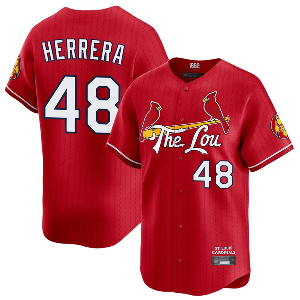 tuec St. Louis Cardinals #48 Ivan Herrera Player Red City Connect Limited Stitched Jerseys