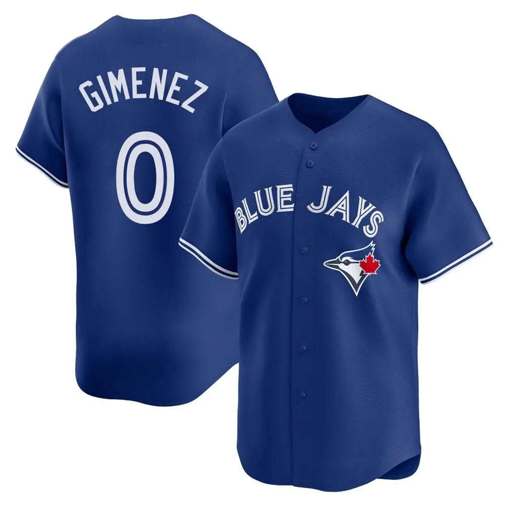 tuec T.Blue Jays #0 Andres Gimenez Player Royal Home Game Stitched Jerseys