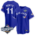 tuec T.Blue Jays #11 Bo Bichette Player Blue 2025 World Series Rush Limited Stitched Jerseys