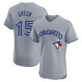 tuec T.Blue Jays #15 Chad Green Player Gray Home Elite Limited Stitched Jerseys