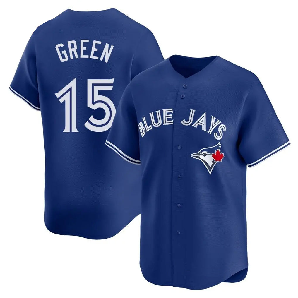 tuec T.Blue Jays #15 Chad Green Player Royal Home Limited Stitched Jerseys