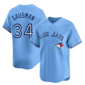 tuec T.Blue Jays #34 Kevin Gausman Player Blue Home Limited Stitched Jerseys