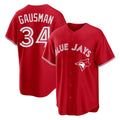 tuec T.Blue Jays #34 Kevin Gausman Player Red Home Limited Stitched Jerseys