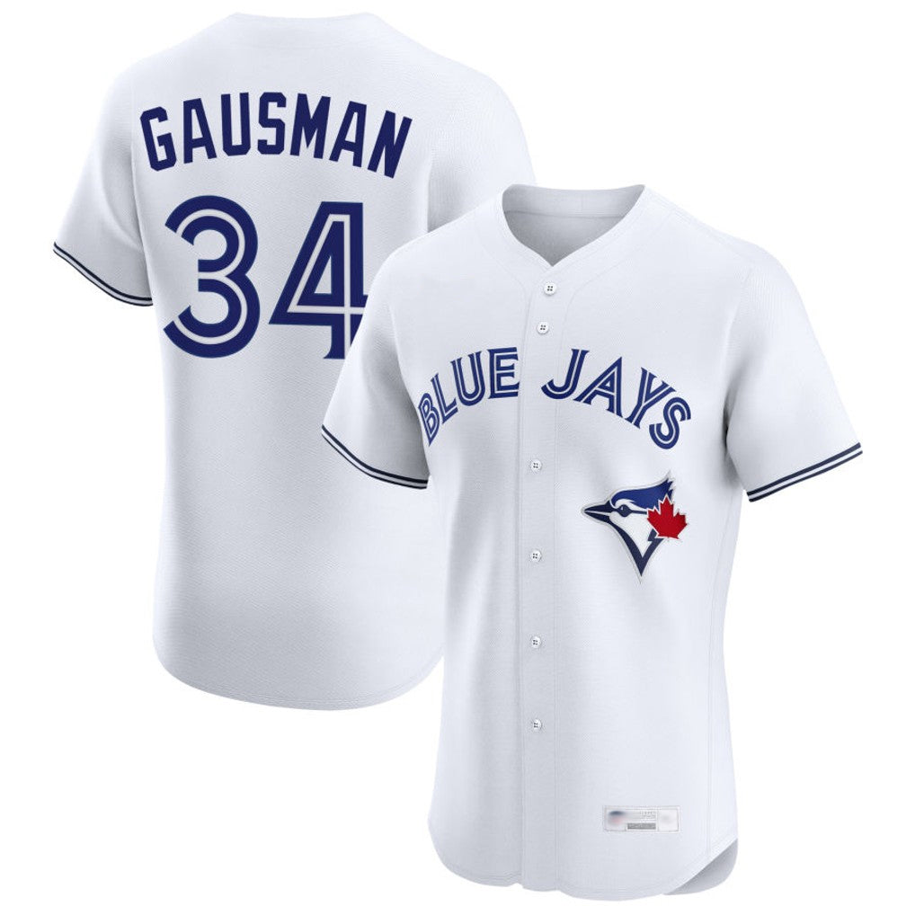 tuec T.Blue Jays #34 Kevin Gausman Player White Home Elite Stitched Jerseys