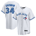 tuec T.Blue Jays #34 Kevin Gausman Player White Home Game Stitched Jerseys