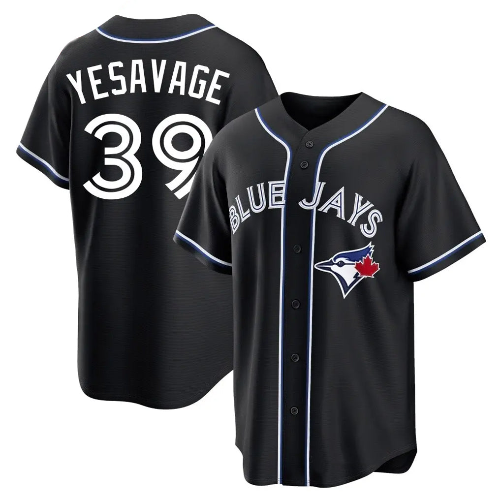 tuec T.Blue Jays #39 Trey Yesavage Player Black Home Game Stitched Jerseys