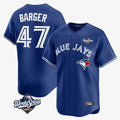 tuec T.Blue Jays #47 Addison Barger Player Navy 2025 World Series Limited Stitched Jerseys