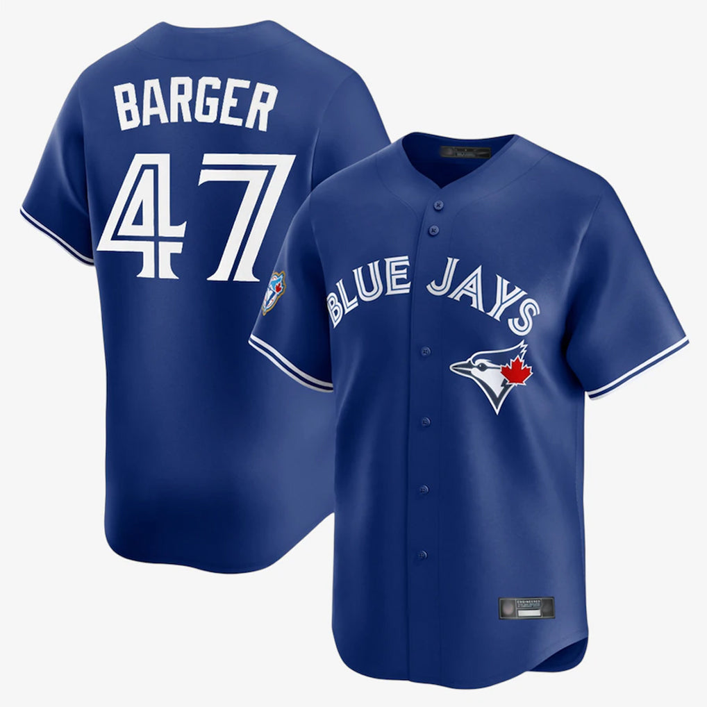 tuec T.Blue Jays #47 Addison Barger Player Royal Home Limited Stitched Jerseys