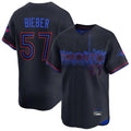 tuec T.Blue Jays #57 Shane Bieber Player Black City Connect Limited Home Stitched Jerseys