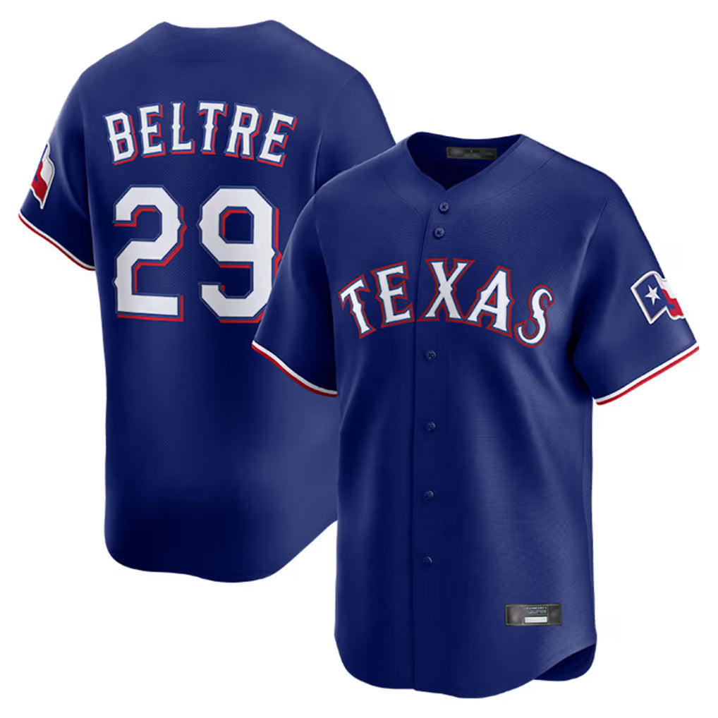 tuec T.Rangers #29 Adrian Beltre Player Royal Home Limited Stitched Jerseys