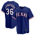 tuec T.Rangers #36 Wyatt Langford Player Royal Home Game Stitched Jerseys