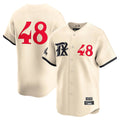tuec T.Rangers #48 Jacob deGrom Player Cream Limited City Connect Stitched Jerseys