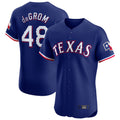 tuec T.Rangers #48 Jacob deGrom Player Royal Elite Home Limited Stitched Jerseys
