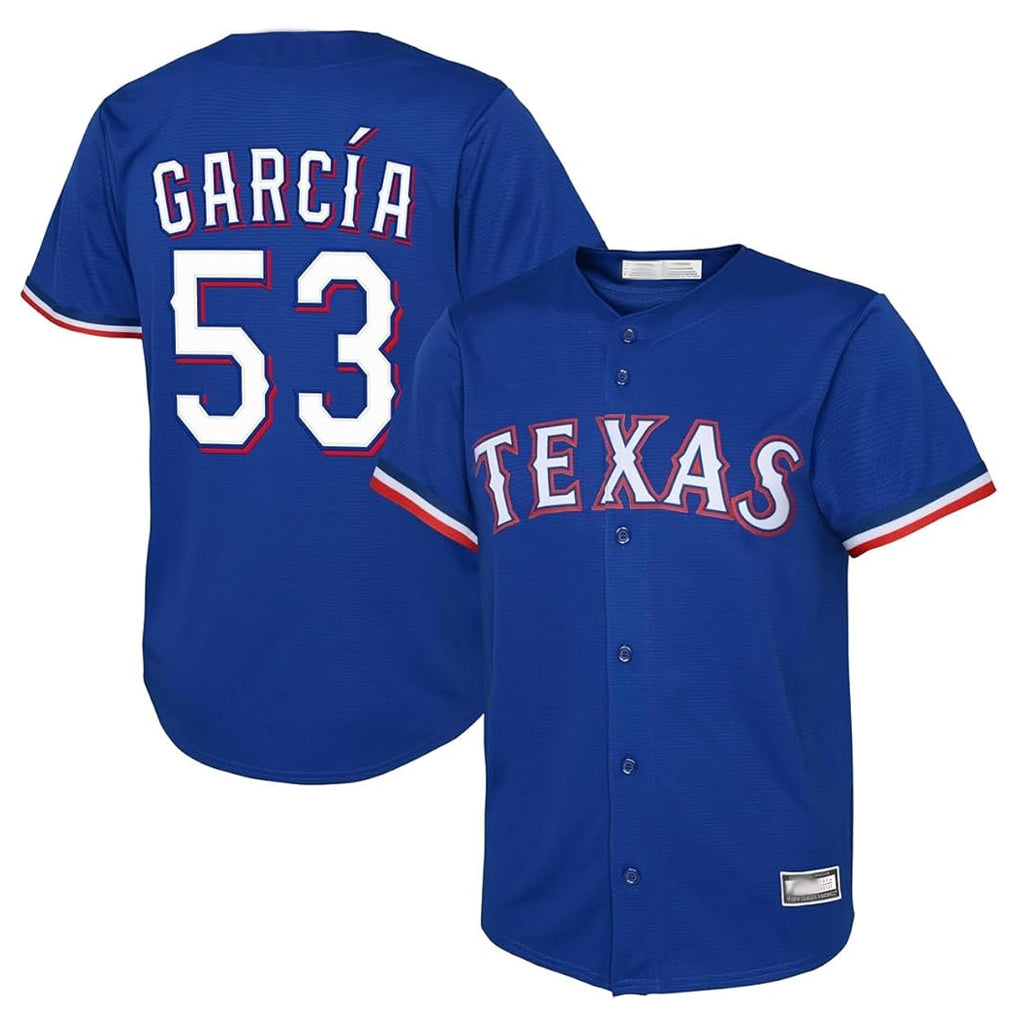 tuec T.Rangers #53 Adolis Garcia Player Royal Home Limited Stitched Jerseys