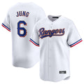 tuec T.Rangers #6 Josh Jung Player Gold Collection Limited White Stitched Jerseys