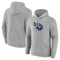 Tuec T.Titans Light Gray LOGO Pullover Hoodies Home Game Blank Player Stitched Jerseys
