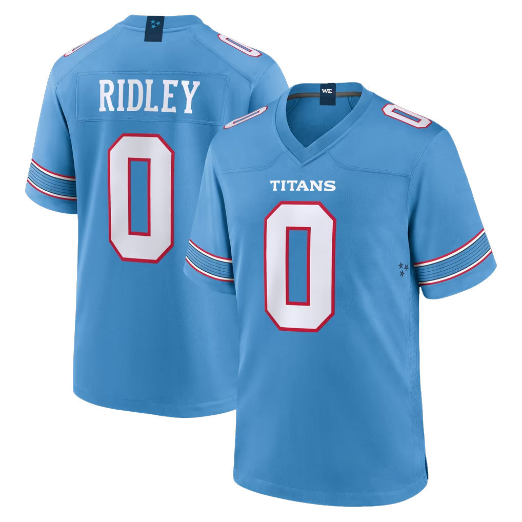 Tuec T.Titans #0 Calvin Ridley Player Light Blue 2026 Game Home Stitched Jerseys