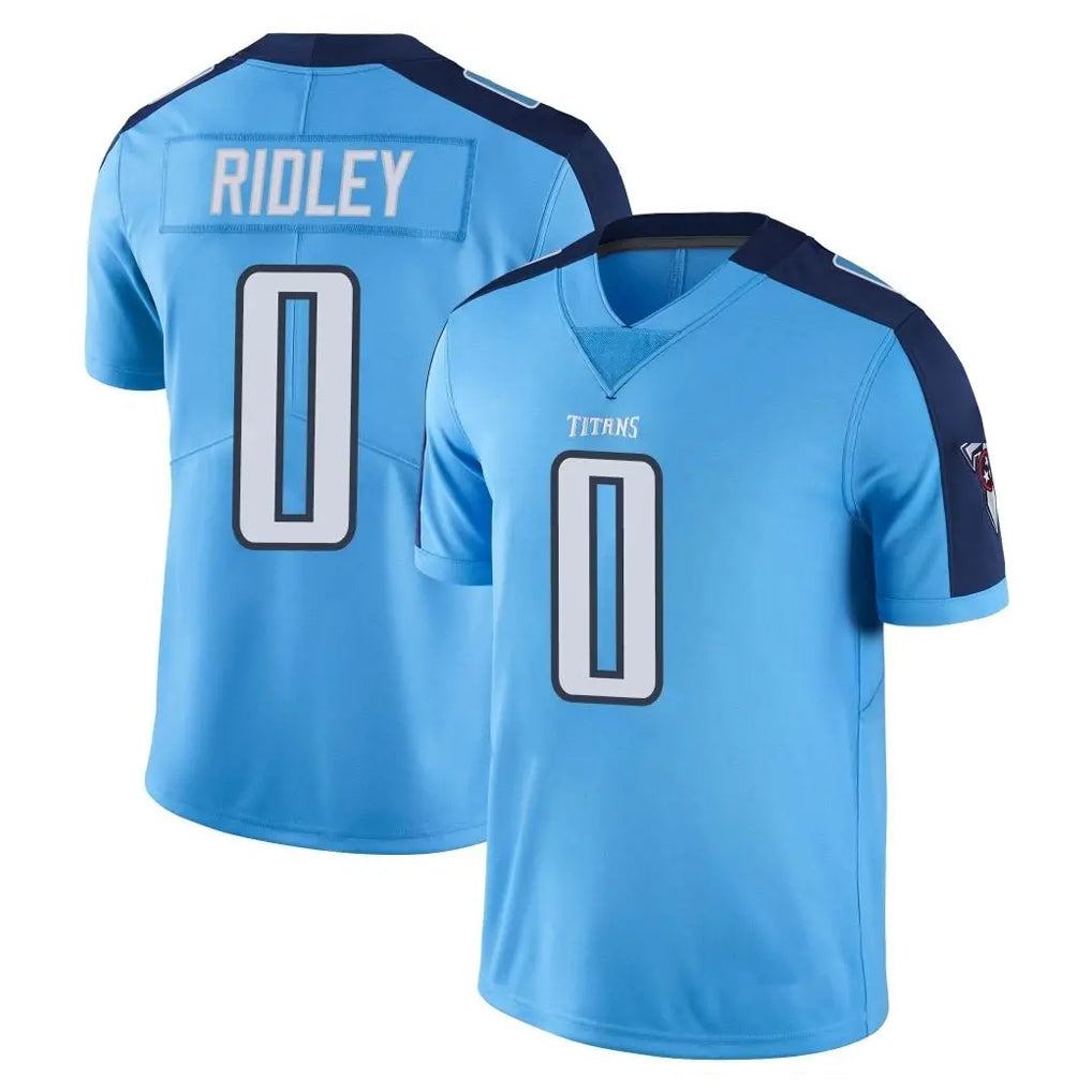 Tuec T.Titans #0 Calvin Ridley Player Light Blue Limited Color Rush Home Game Stitched Jerseys