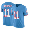 Tuec T.Titans #11 Jermaine Johnson II Player Light Blue Limited Vapor F.U.S.E. Home Game Stitched Jerseys