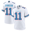 Tuec T.Titans #11 Jermaine Johnson II Player White 2026 Game Home Stitched Jerseys
