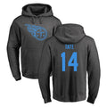 Tuec T.Titans #14 Carnell Tate Player Ash One Color Pullover Hoodies Home Game Stitched Jerseys