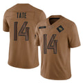Tuec T.Titans #14 Carnell Tate Player Brown Limited Salute to Service Home Game Stitched Jerseys