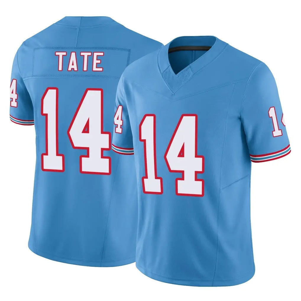 Tuec T.Titans #14 Carnell Tate Player Light Blue Limited Vapor F.U.S.E. Home Game Stitched Jerseys