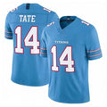 Tuec T.Titans #14 Carnell Tate Player Light Blue Team Vapor F.U.S.E. Limited Home Game Stitched Jerseys