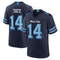 Tuec T.Titans #14 Carnell Tate Player Navy 2026 Rivalries Collection Home Game Stitched Jerseys
