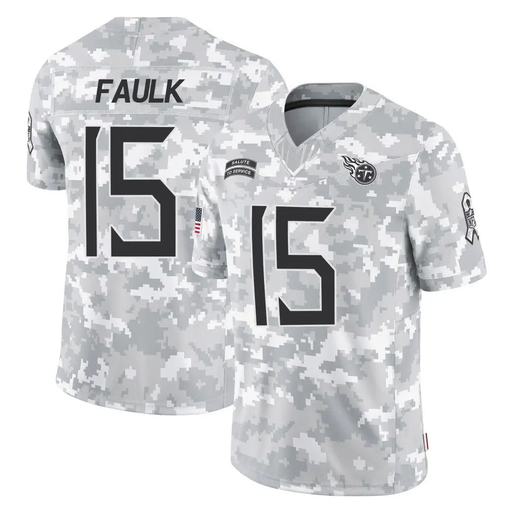 Tuec T.Titans #15 Keldric Faulk Player Arctic Camo Limited Salute to Service Home Game Stitched Jerseys
