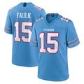 Tuec T.Titans #15 Keldric Faulk Player Light Blue 2026 Game Home Stitched Jerseys