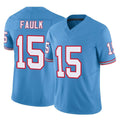 Tuec T.Titans #15 Keldric Faulk Player Light Blue Limited Vapor F.U.S.E. Home Game Stitched Jerseys