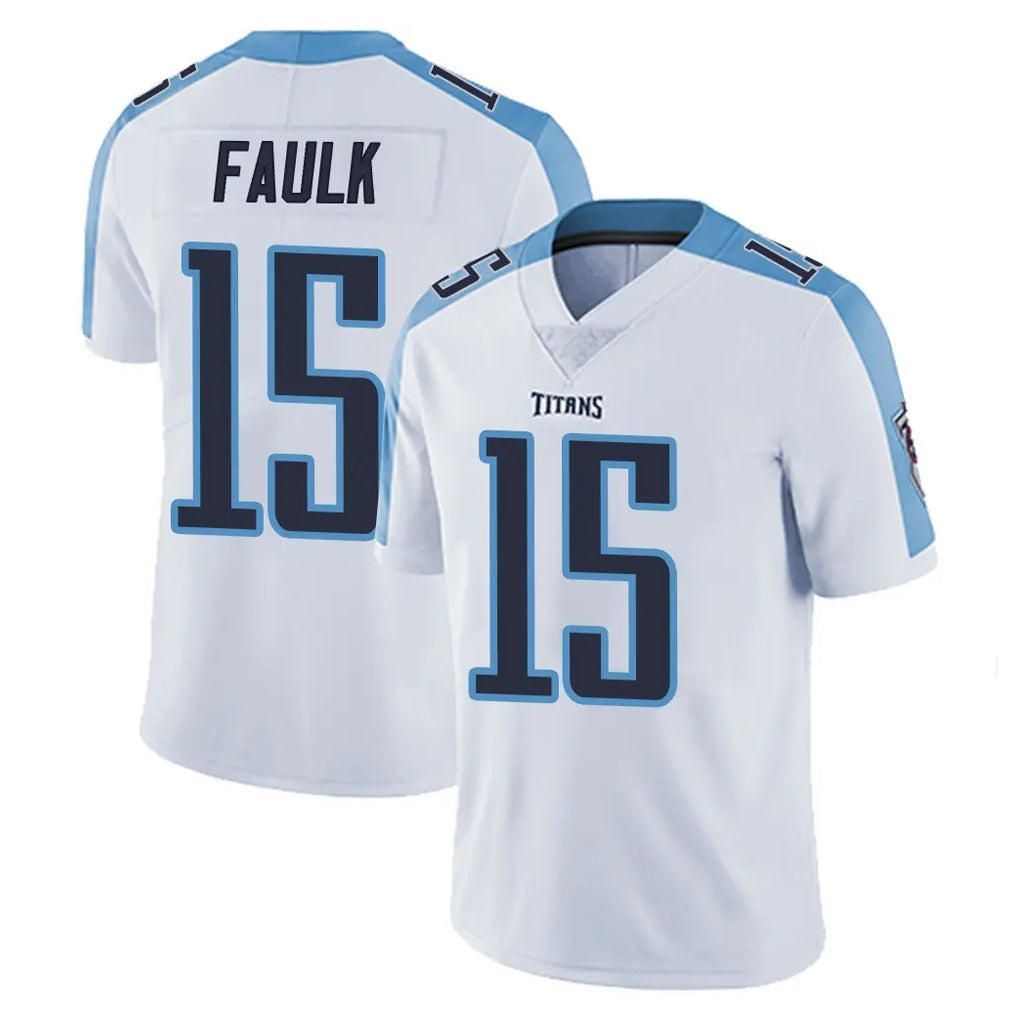 Tuec T.Titans #15 Keldric Faulk Player White Limited Vapor Untouchable Home Game Stitched Jerseys