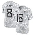 Tuec T.Titans #18 Cor'Dale Flott Player Arctic Camo Limited Salute to Service Home Game Stitched Jerseys