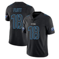 Tuec T.Titans #18 Cor'Dale Flott Player Black Impact Limited Home Game Stitched Jerseys