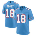 Tuec T.Titans #18 Cor'Dale Flott Player Light Blue 2026 Game Home Stitched Jerseys