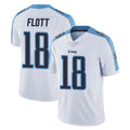 Tuec T.Titans #18 Cor'Dale Flott Player White Limited Vapor Untouchable Home Game Stitched Jerseys