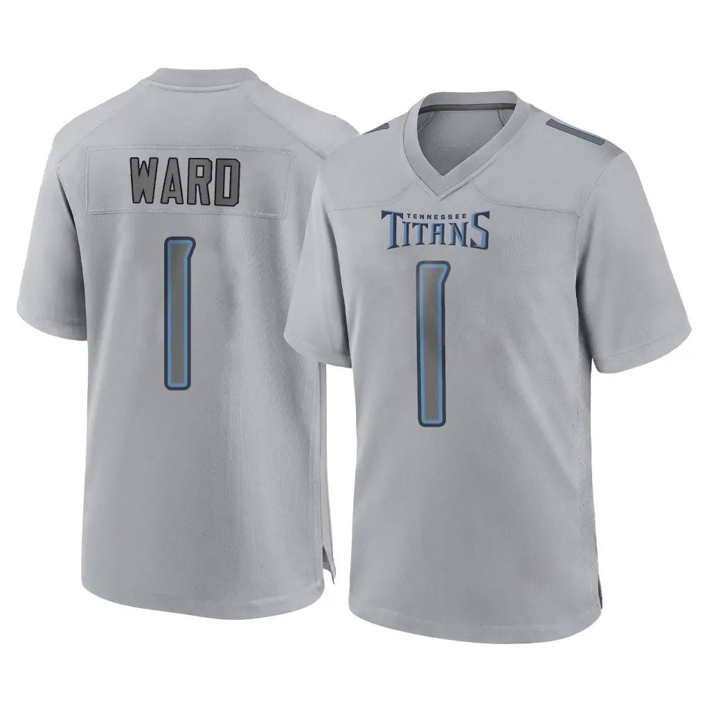 Tuec T.Titans #1 Cameron Ward Player Gray Atmosphere Fashion Home Game Stitched Jerseys
