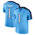 Tuec T.Titans #1 Cameron Ward Player Light Blue Limited Color Rush Home Game Stitched Jerseys