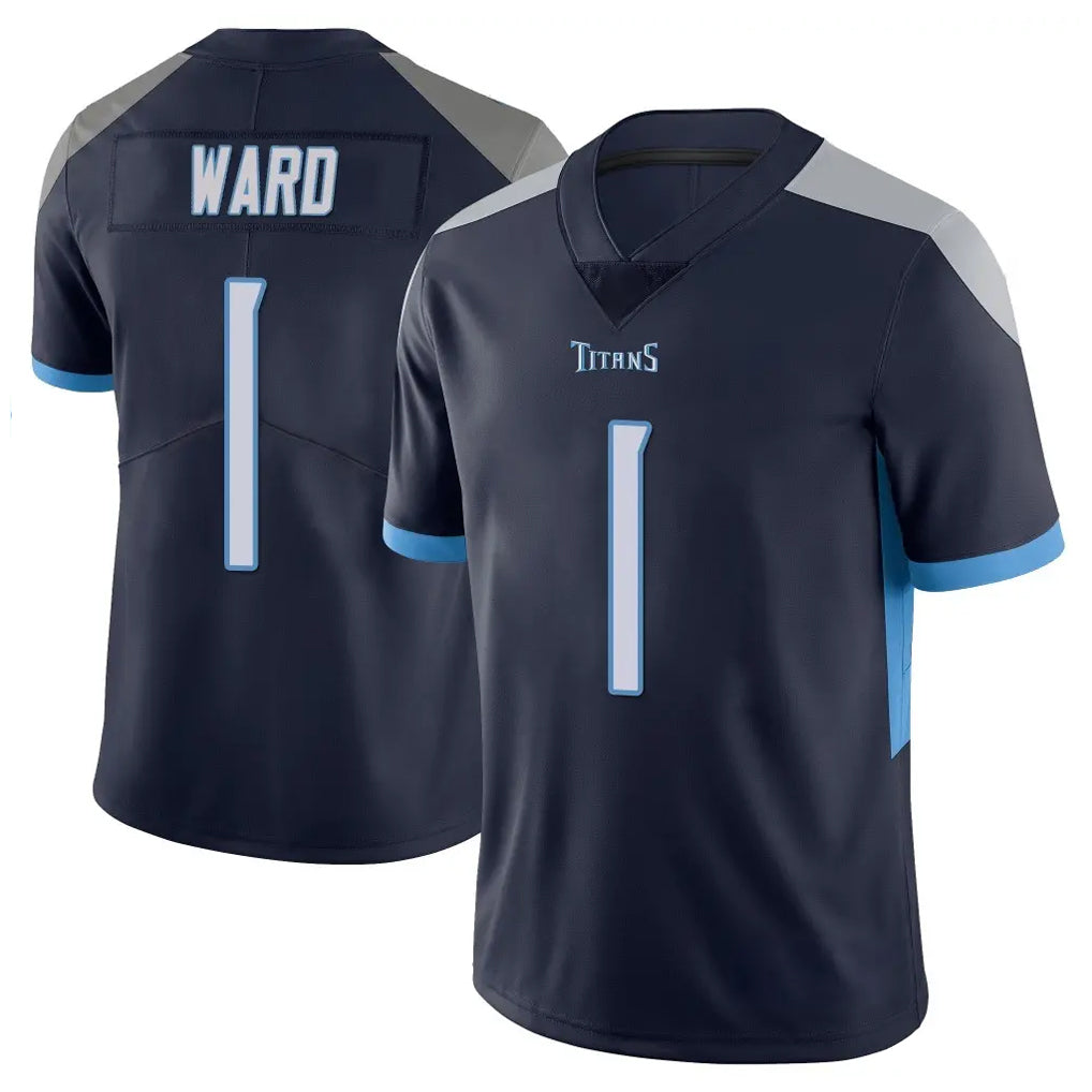 Tuec T.Titans #1 Cameron Ward Player Navy Limited Vapor Untouchable Home Game Stitched Jerseys