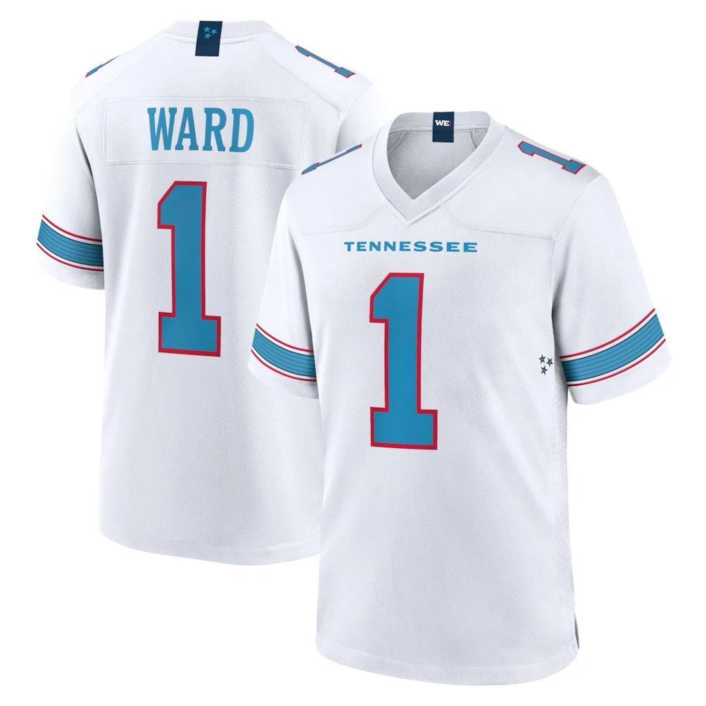 Tuec T.Titans #1 Cameron Ward Player White 2026 Game Home Stitched Jerseys